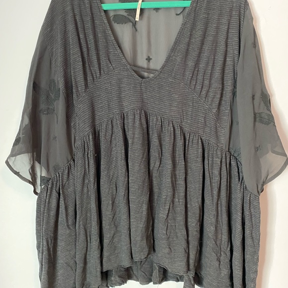 Free People Tops - Free People Tunic Chic Bobo Flowing Top